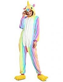 Rainbow Unicorn Onesie at Amazon